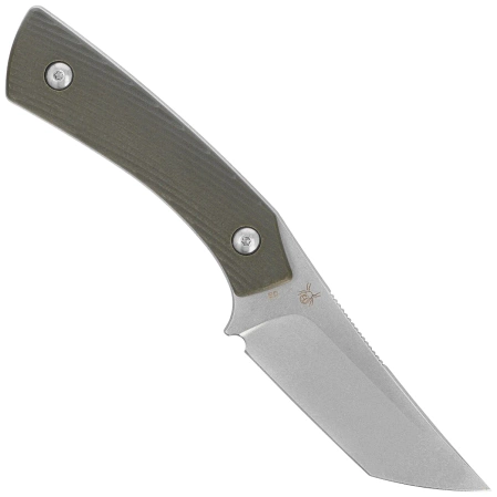 Nóż Bestech Step Green G10, Stonewashed D2 by Denis Simonutti (BFK06B)