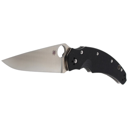 Nóż składany Spyderco Opus Black G-10 Plain (C218GP)