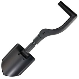 Saperka Fox Folding Spade Nylon/Fiberglass, Black Idroglider, Coyote Etui (FX-0171111)