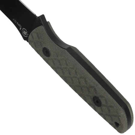 Nóż Spartan Blades Alala Green Canvas Micarta, Black 1095 Cro-Van by Curtis Iovito (SBSL004BKGR)