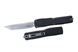 Microtech Ultratech Gen III ZBP T/E OTF Knife Black Aluminum, Stonewashed M390MK by Tony Marfione (1123-10)
