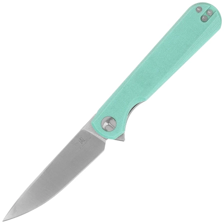 Bestechman Flick Knife Aqua G10, Satin/Stonewashed D2 by Ostap Hel (BMK13D)