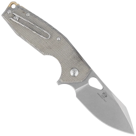 FOX Yaru Green Micarta, Stonewashed M398 by Jesper Voxnæs (FX-527LI MOD)