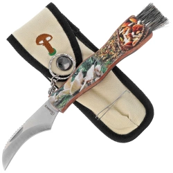 Nóż na grzyby Martinez Albainox Mushroom 3D Wood, Satin 3Cr13Mov (18258)