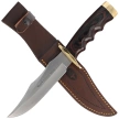 Muela Bufalo-17R Red Pakka Wood Knife, Satin X50CrMoV15