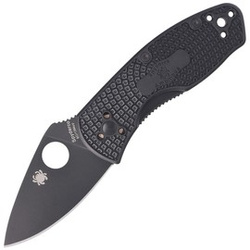 Spyderco Ambitious Black FRN, Black Blade 8Cr13MoV (C148PBBK)