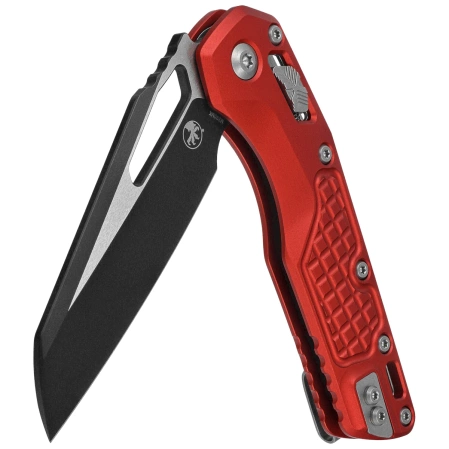 Nóż składany Microtech MSI S/E Red Frag Aluminium, Black M390MK by Tony Marfione (210-1FRRD)