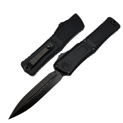 Nóż automatyczny OTF Microtech Combat Troodon Gen III D/E Signature Shadow DLC Aluminium, Shadow DLC M390MK by Tony Marfione (1142-1DLCTSH)