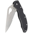 Nóż składany Spyderco Byrd Harrier 2 Black G-10, Combo Edge 8Cr13MoV (BY01GPS2)