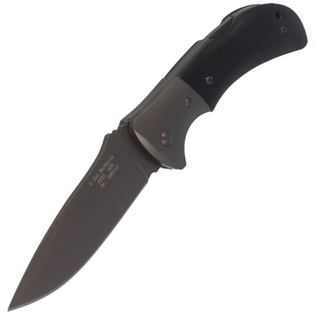 Nóż składany Herbertz Solingen Black G10, Titanium Cated (588112)