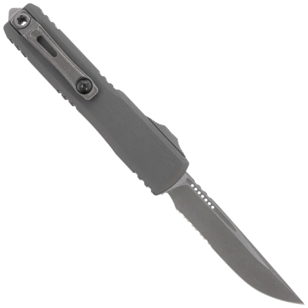 Nóż automatyczny OTF Microtech Ultratech Gen III ZBP S/E Natural Clear Aluminium, Apocalyptic P/S M390MK by Tony Marfione (1121-11APNC)