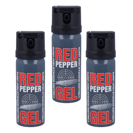 Zestaw trzech gazów pieprzowych Sharg Graphite Gel 3mln SHU, Cone 50ml (11050-C)