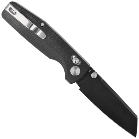 Bestech Slasher Knife Black Micarta, Black Stonewashed D2 (BG43A-2)