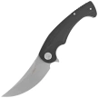 Nóż składany Kubey Scimitar KU173K Black G10, Bead Blasted 14C28N