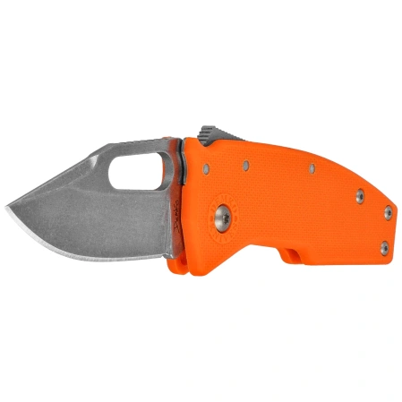 Nóż składany Demko Nano-Shark CP Orange GRN, Stonewashed AUS10A by Andrew Demko (NANO-10A-Orange GRN-CP)