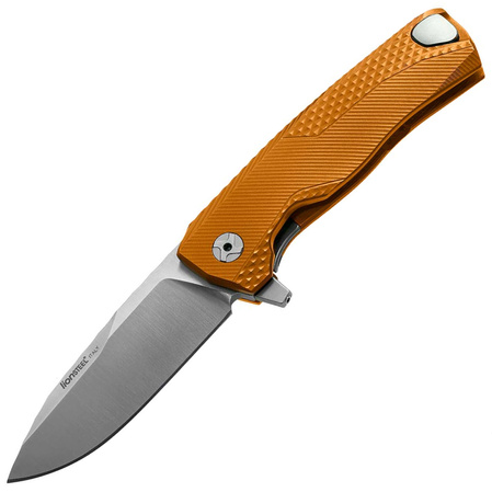 LionSteel ROK Orange Aluminium, Satin M390 by Molletta Knife (ROK A OS)