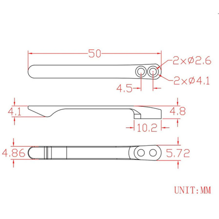 Klips i zestaw śrub Civivi Black Titanium do WE i Civivi (T003D)