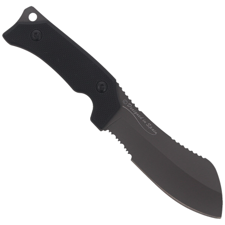 K25 Kraken Neck Knife Black G10, Titanium 7Cr17Mov