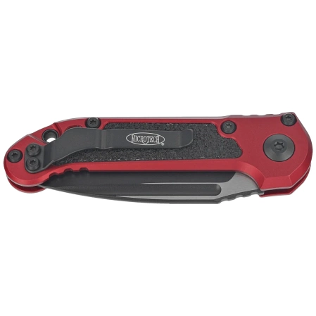 Microtech LUDT Gen III S/E Automatic Knife Merlot Aluminum, Black M390MK by Tony Marfione (1135-1MR)