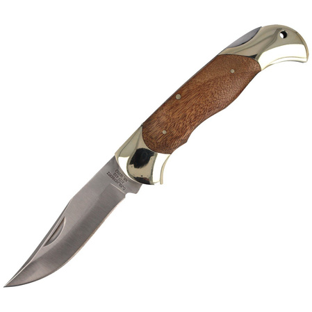 Herbertz CJH  Burl Wood/Nickel Silver Knife, Satin 420 (163112)