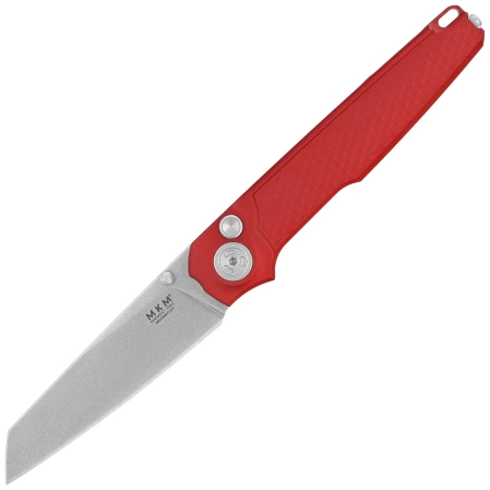 MKM Miura Knife Red Aluminum, Stonewashed MagnaCut by Simone Tonolli (MK MI-ARD)