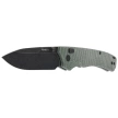 Nóż składany Remette WD107MGB Military Green Micarta, Black Titanium 14C28N