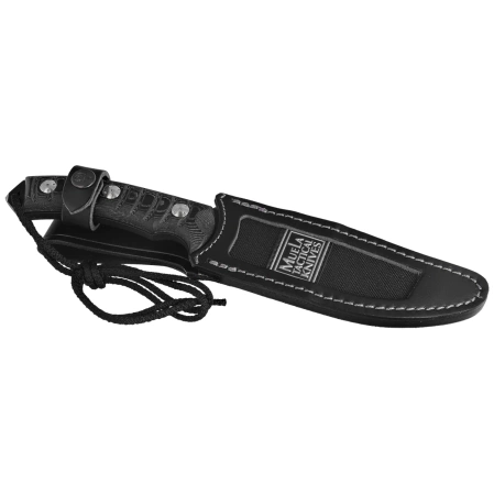 Muela Predator-14N Knife Black Micarta, Black PTFE X50CrMoV15