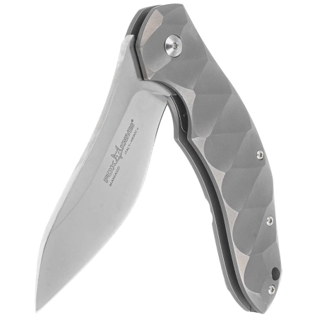 Nóż składany Fox Flipper Gray Titanium, Satin N690Co by Jens Ansø (FX-302)