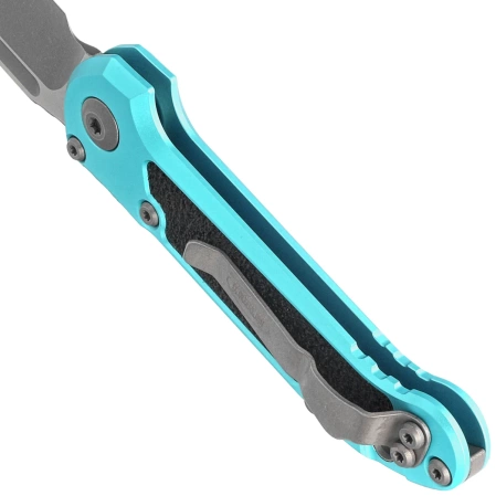 Nóż automatyczny Microtech LUDT Gen III S/E Turquoise Aluminium, Apocalyptic M390MK by Tony Marfione (1135-10APTQ)