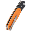 Nóż składany Bestech Swordfish Black / Orange G10, Satin D2 (BG03C)