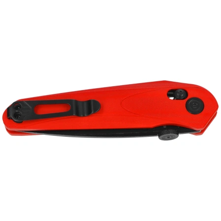 Bestech Mothus Knife Red G10, Black Stonewashed 14C28N by Kombou (BG67H)