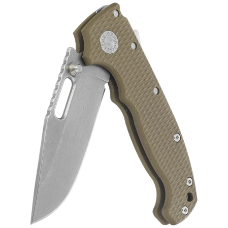 Demko AD20S Clip Point Knife OD Green G10, Stonewashed MagnaCut by Andrew Demko (MGAD20S-MAG-ODG10-CP)