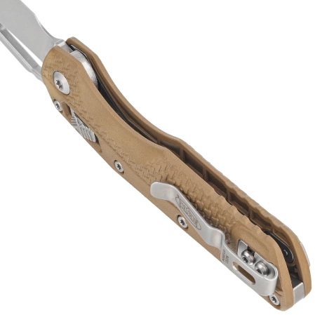 Microtech MSI S/E Dark Earth Tri-Grip Polymer, Stonewashed M390MK by Tony Marfione (210T-10PMDE)