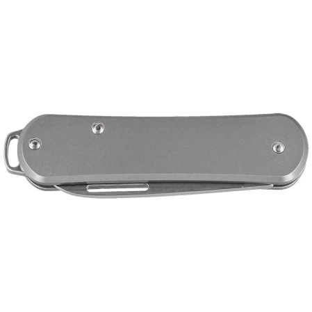 Fox Vulpis Sandblasted Titanium, Polished M390 Pocket Knife (FX-VP108 TI)