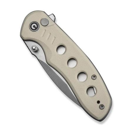 Civivi Triptych Knife Ivory G10, Satin 14C28N (C23085B-2)