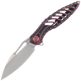 RikeKnife Thor6 Black / Purple Titanium, Satin M390 (RK Thor6-M-BP)