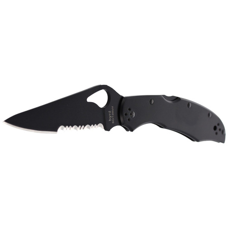 Spyderco Byrd Cara Cara 2 Stainless, Black Blade Combination (BY03BKPS2)