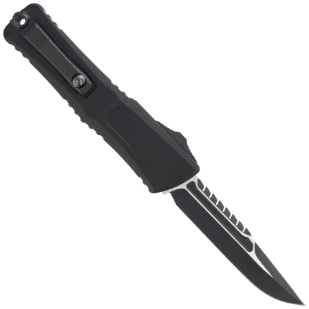 Microtech Combat Troodon Gen III Interceptor Signature Black Aluminum, Tactical M390MK by Tony Marfione (1217-1TS)