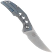 Nóż składany Reate Velocity Blue Titanium, Belt Satin Elmax by Tashi Bharucha