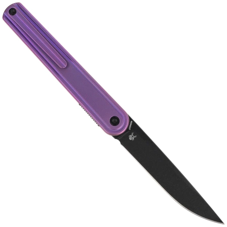 Bestech Ink Knife Purple Titanium, Black PVD MagnaCut by Denis Simonutti (BT2502C)