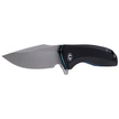 CIVIVI Knife Baklash Black G10, Satin Finish (C801C)