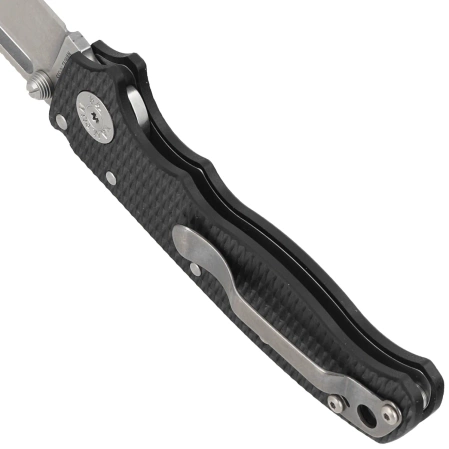 Demko AD20.5 Clip Point Knife Black G10, Stonewashed CPM S35VN by Andrew Demko (205-S35-CPB)