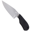 Nóż Spyderco Subway Bowie Black FRN, Satin Plain LC200N by Fred Perrin (FB48PBK)
