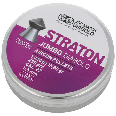 JSB Straton Jumbo 5.50 mm pellets, 250 pcs (546238-250)