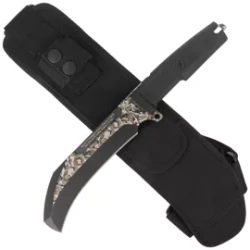 Extrema Ratio Corvo Last Call Knife LE No 044/70 Black Forprene, Black MIL-C/Geotech Camo N690 (04.1000.0442/BLK/SE)