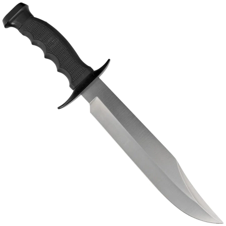 Muela 95-221 Black Rubber Knife, Satin 420H