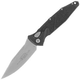 Microtech Socom Elite Auto S/E Automatic Knife Black Aluminum, Apocalyptic M390MK by Tony Marfione (160A-10AP)