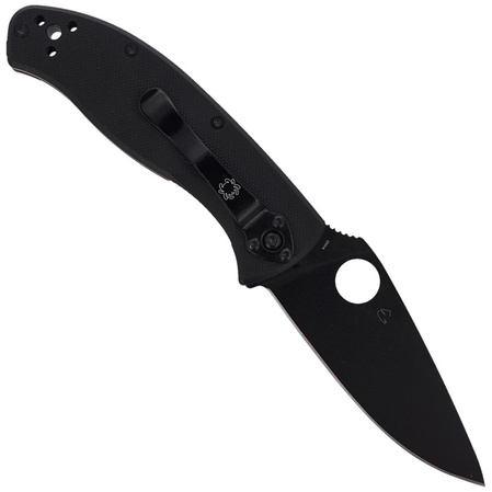 Spyderco Tenacious Knife Black G10, Black 8Cr13MoV by Eric Glesser (C122GBBKP)