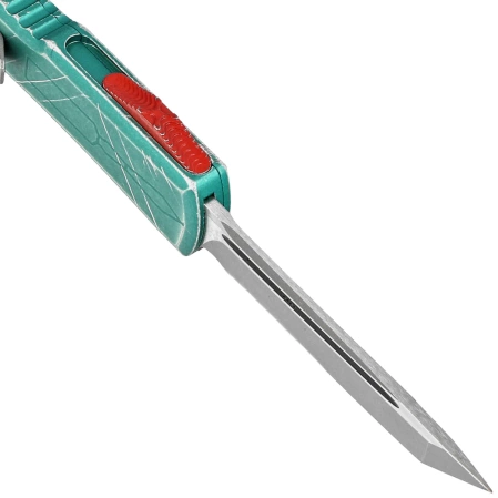 Nóż automatyczny OTF Microtech UTX-70 T/E Bounty Hunter Signature OTF Knife Distressed Green Aluminum, Apocalyptic P/S M390 (149-11BH)