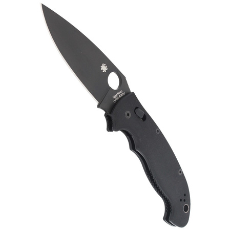 Nóż składany Spyderco Manix 2 XL Black G10, Black DLC CPM S30V by Eric Glesser (C95GPBBK2)